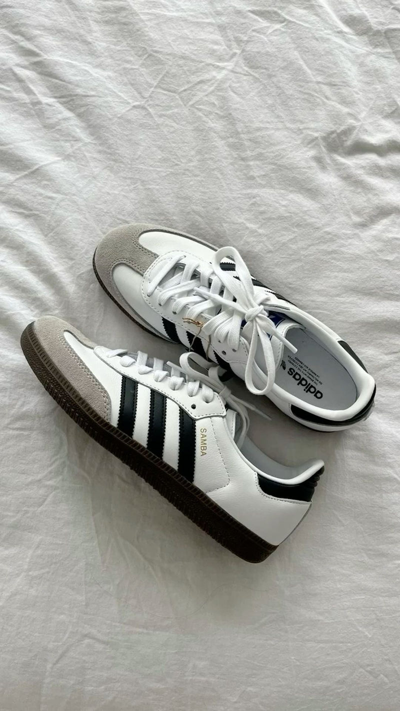 Tênis Adidas Samba OG - Branco e Preto