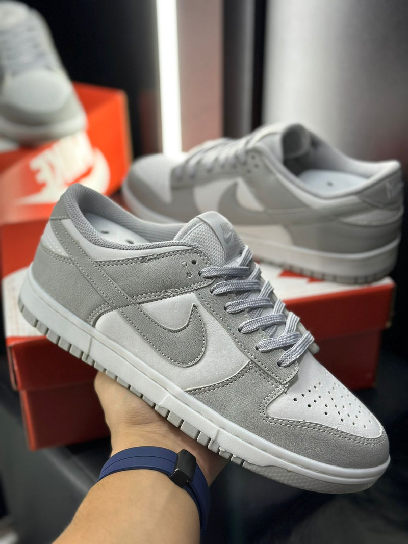 Tênis Nike Dunk SB - Branco e Cinza