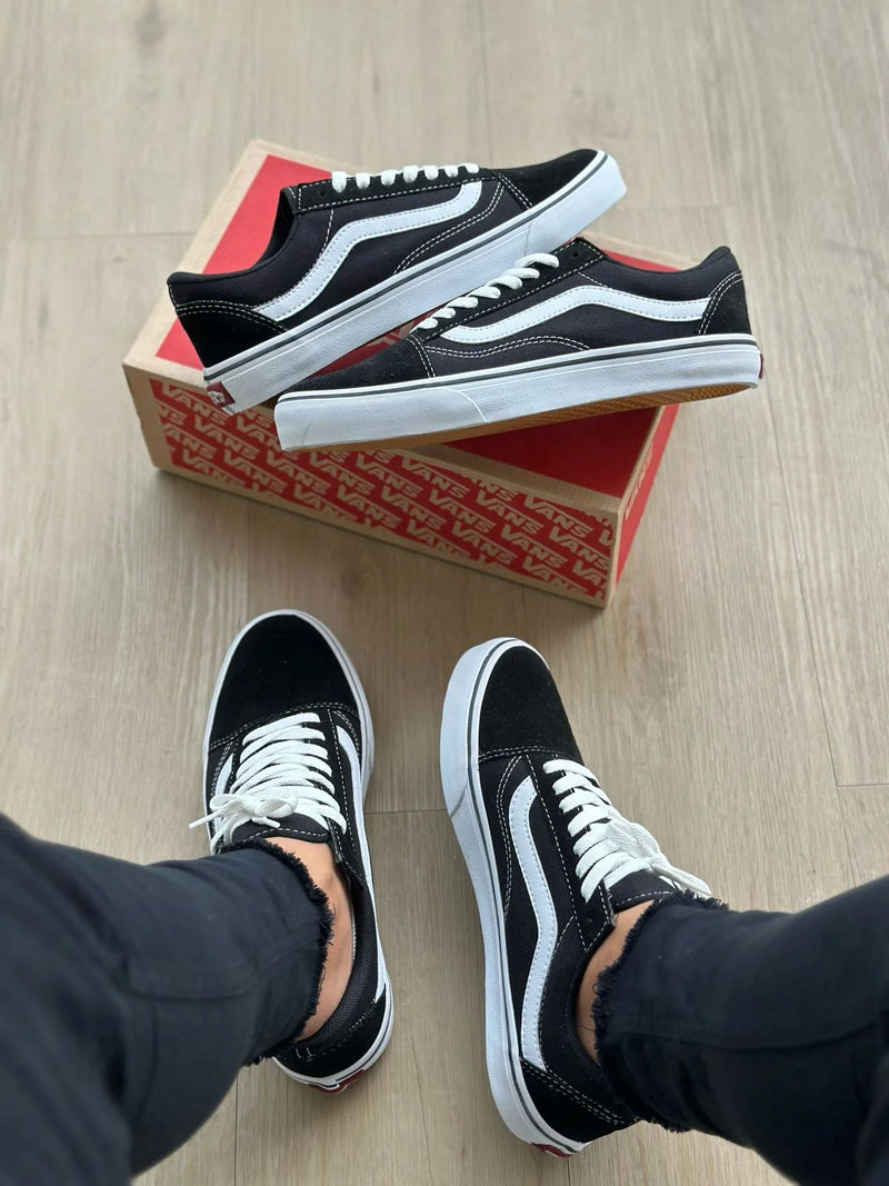 Tênis Vans Old Skool - Preto/Branco